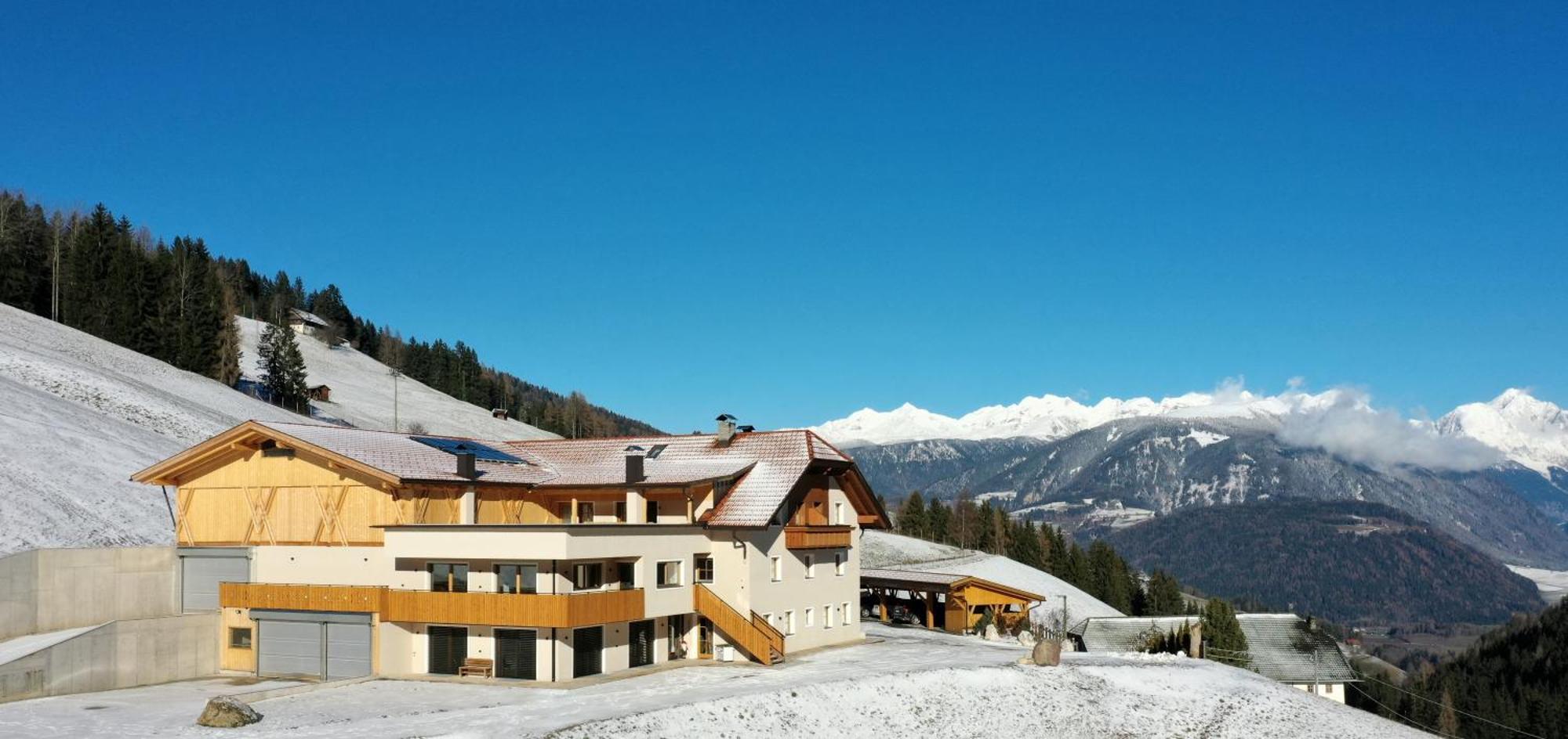 Almresidenz Unterrain Zum Hartl -1 Km By Car Distance Ski Slopes Kronplatz Olang Екстериор снимка